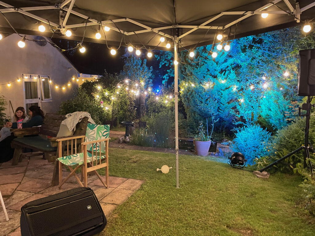 Festoon Lighting Gazebo 2