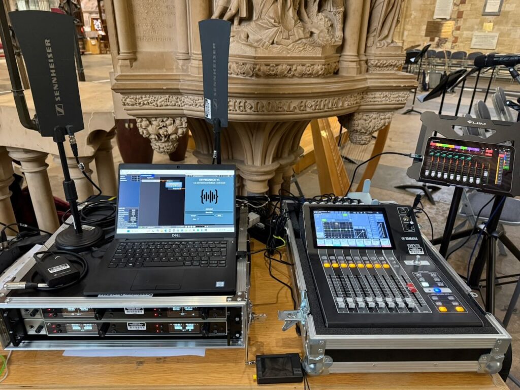 Alpha Labs Defeedback Running in a Cathedral